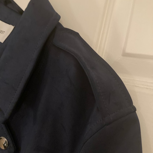 Women's Nine West Faux-Leather Biker Moto Jacket (NWT) - Picture 4 of 9